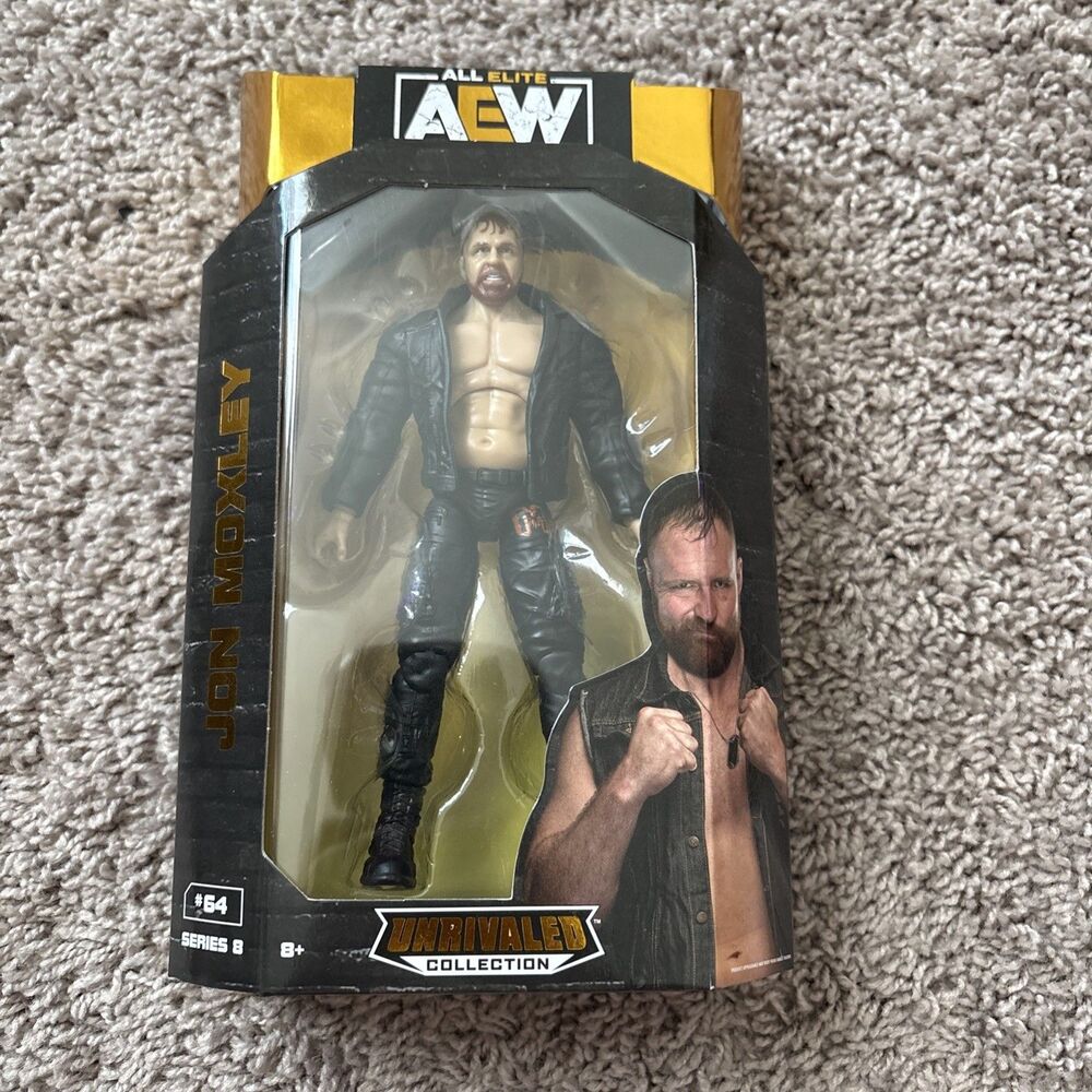 All Elite Wrestling AEW Figure #64 Series 8 Unrivaled Collection Jon Moxley NIB